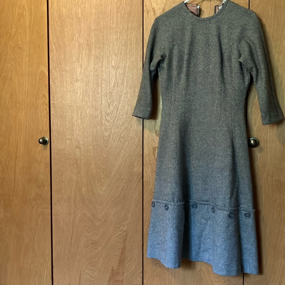 Gray Jonathan Logan Wool Dress